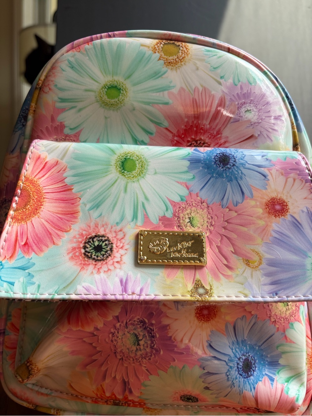 Luv Betsey by Betsey Johnson Mini Backpack Pastel Daisy Floral - Picture 3 of 16